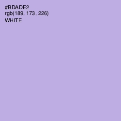 #BDADE2 - Biloba Flower Color Image